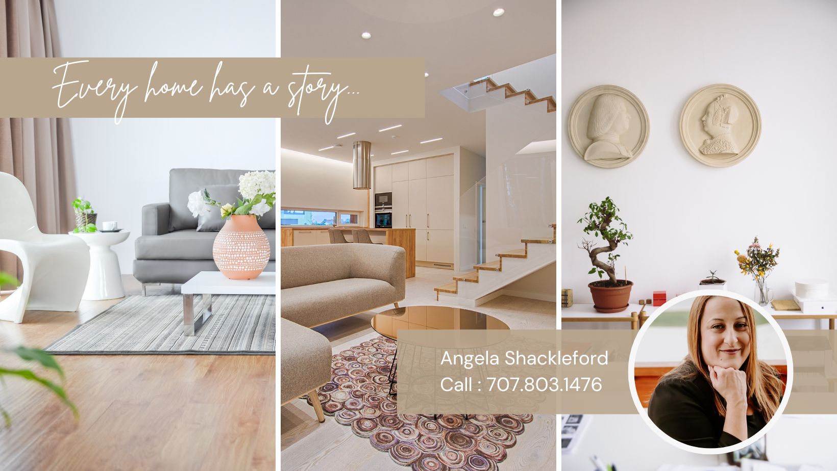 Every home has a story home collage